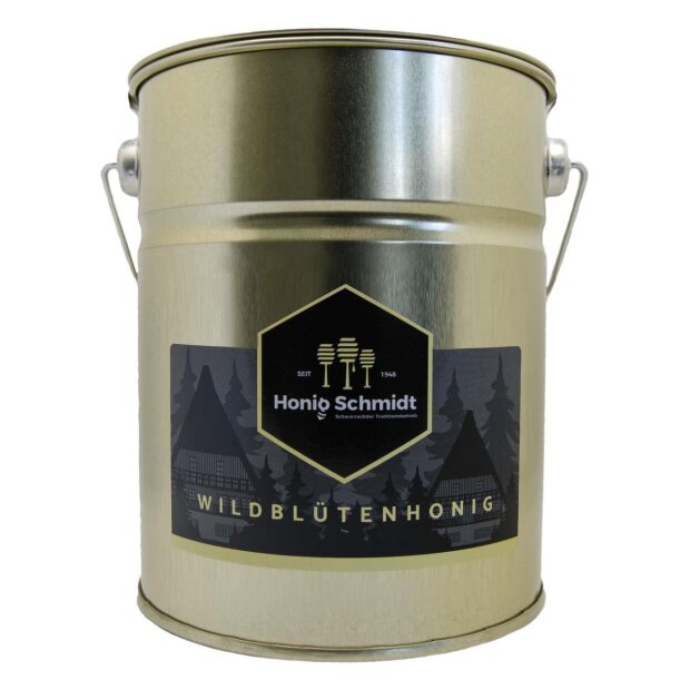 HONIG-SCHMIDT creamy Wild Blossom Honey in 4,7 kg bucket