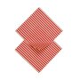 Organic beeswax wraps M (20x20 cm), Coral, 2 pieces