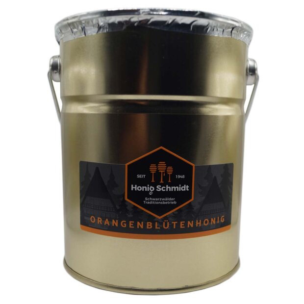 süßer Orangeblütenhonig 2,5 kg Eimer